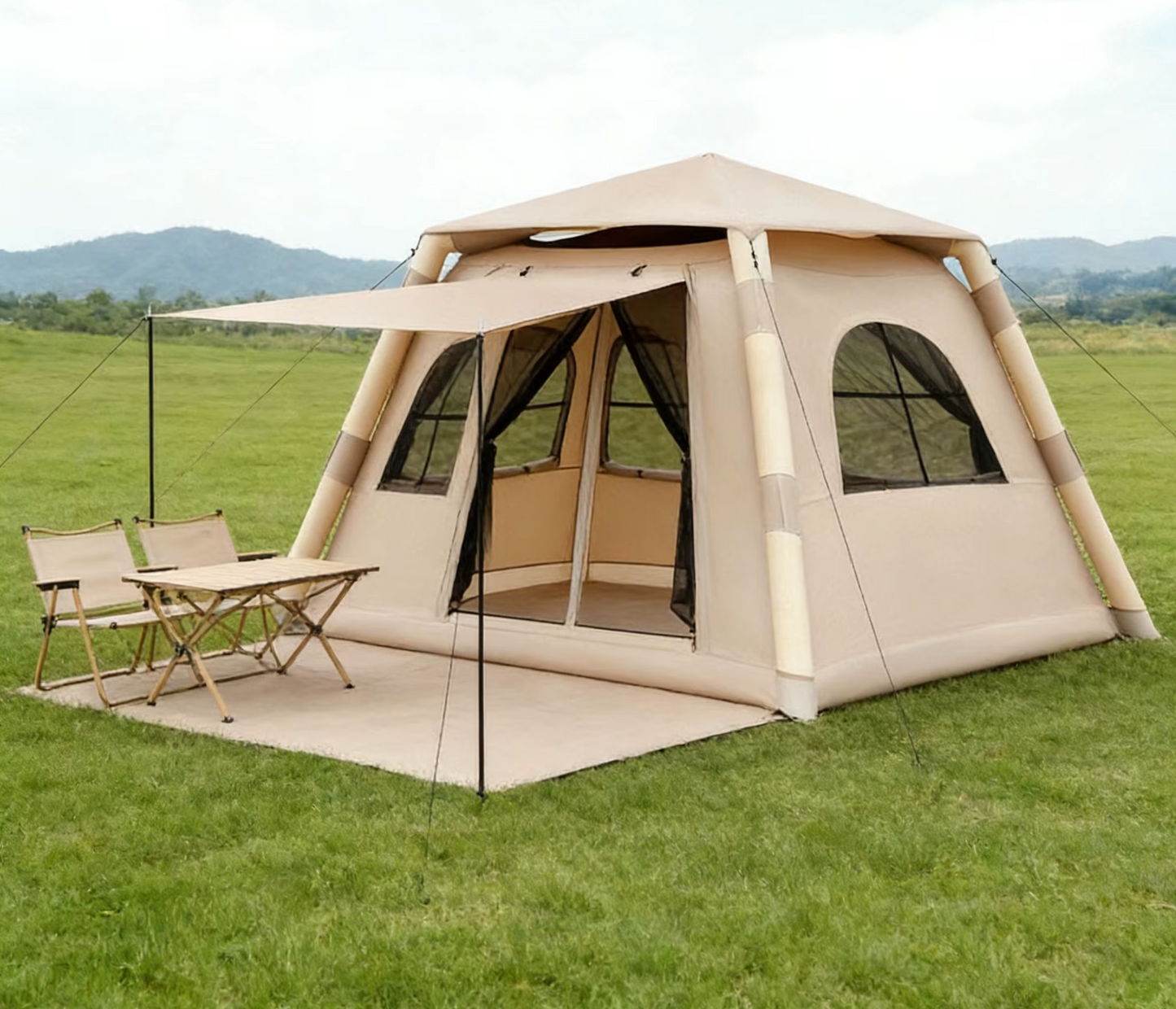 Tente de camping familiale - 3 à 6 Personne