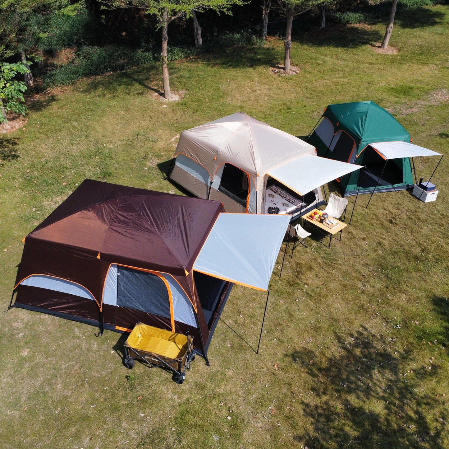 Tente de camping familiale 1 chambre – 4 places