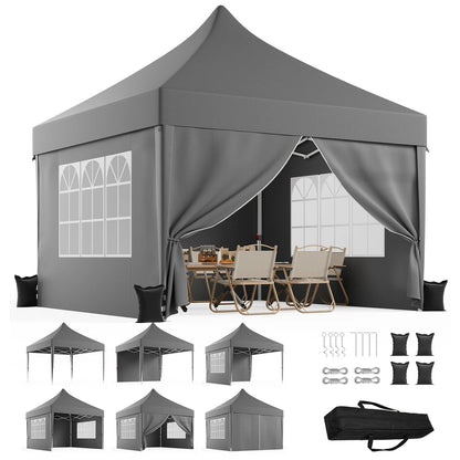 Devoko Multi-functional folding Pavilion waterproof, UV protection 50 +, stable construction for garden, celebrations & weekly markets Nova Oria