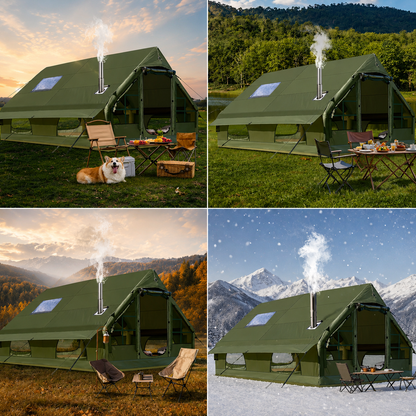 Tente gonflable pour 4 à 6 personnes
