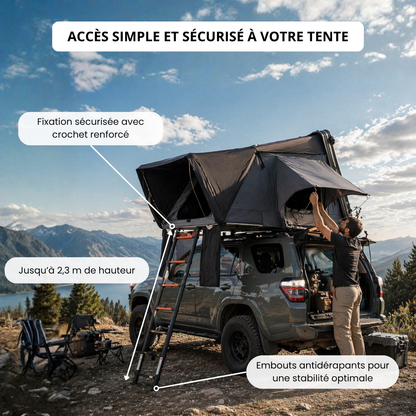 Tente de toit rigide 2–3 places Format standard
